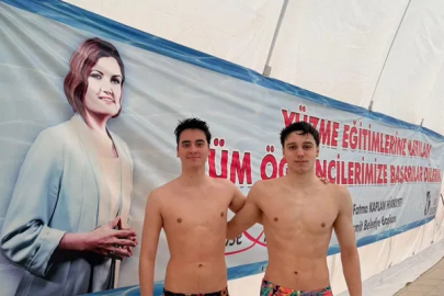 Milli yüzücü Kuzey Tunçelli, olimpiyat hazırlıklarını İzmit’te sürdürüyor