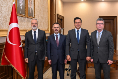 Vali Aktaş, liman şirketlerinin yöneticilerini kabul etti