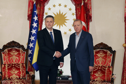 Erdoğan, Bosna-Hersek Devlet Başkanlığı Konseyi Başkanı Beçiroviç ile görüştü