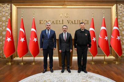 Yalova’da emniyet ve jandarmadan Vali Aktaş’a ziyaret