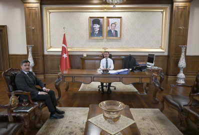 Başmüdür Karakuş'tan Vali Aktaş'a ziyaret