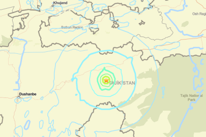 Tacikistan'da deprem
