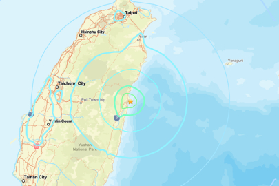 Tayvan'da deprem