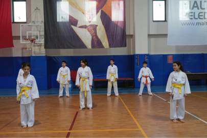 Maltepe’de karate kursu öğrencileri mezun oldu