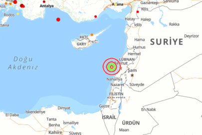Doğu Akdeniz'de deprem