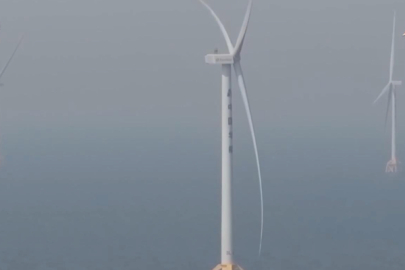Çin'in en derin deniz rüzgar enerjisi santrali hizmete girdi