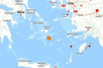 Ege Denizi'nde deprem