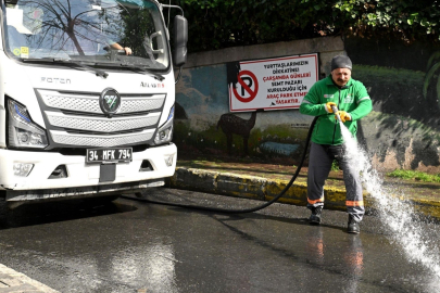 Şişli’de 19 Mayıs Mahallesi’nde bakım çalışması yapıldı