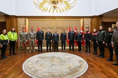Vali Aktaş, polis teşkilatı heyetini kabul etti