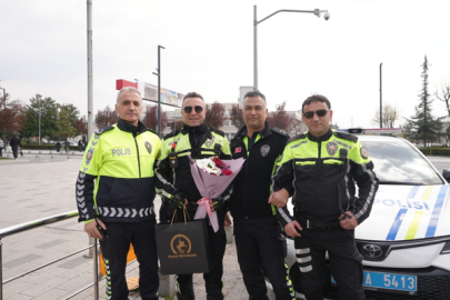 Düzce'de Polis Haftası'nda sürpriz organizasyon