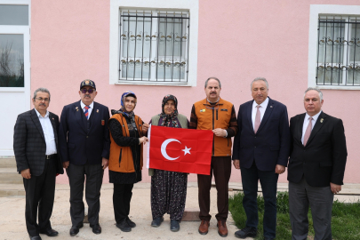 Konya’da şehit polis ailelerine ziyaret gerçekleştirildi