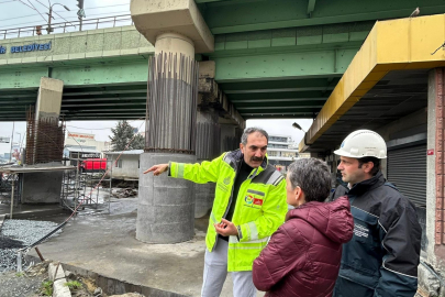 İBB, M1A hattındaki viyadüklerde güçlendirme çalışması yürütüyor