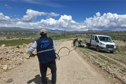 Silvan'da içme suyu hattı çalışması başlatıldı