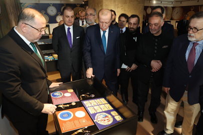 Erdoğan, Muhteşem Cep Saatleri Koleksiyonu Sergisi'ni ziyaret etti