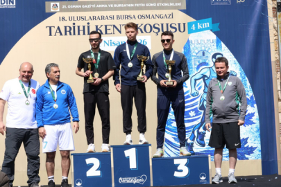 Osmangazi’de Tarihi Kent Koşusu gerçekleştirildi