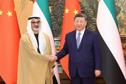 Xi Jinping, BAE Abu Dabi Veliaht Prensi ile görüştü