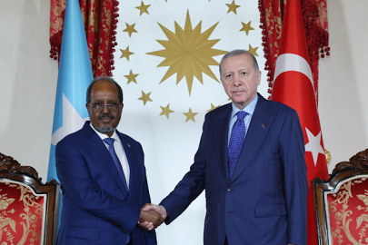 Cumhurbaşkanı Erdoğan, Somali Cumhurbaşkanı Mahmud ile görüştü