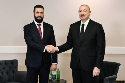 Aliyev, Suriye Arap Cumhuriyeti Cumhurbaşkanı Şara ile görüştü