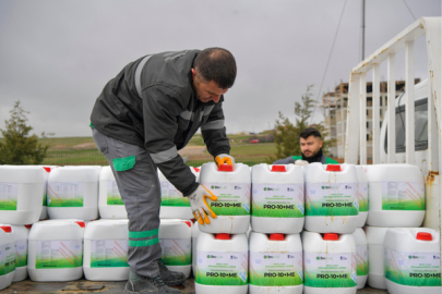 ABB 916 üreticiye sıvı gübre desteği sağladı