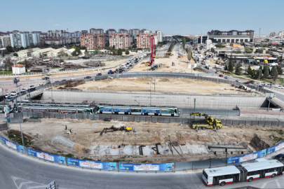 Konya’da Otogar Kavşağı ve Tramvay Hattı çalışmaları devam ediyor