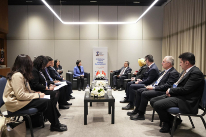 Tekin, Çinli mevkidaşı Wang ile görüştü