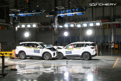 Chery TIGGO9, üç araçlı çarpışma testini başarıyla tamamladı