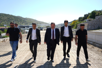 Topuz, devam eden projeler hakkında incelemelerde bulundu