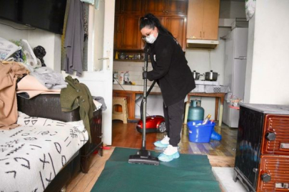 Giresun'da ihtiyaç sahiplerine evde bakım ve temizlik hizmeti veriliyor