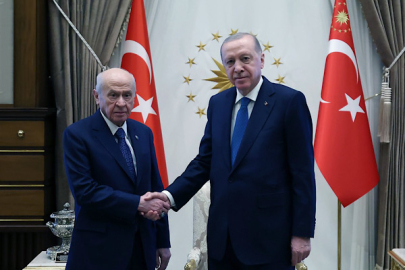 Cumhurbaşkanı Erdoğan, MHP Genel Başkanı Bahçeli’yi kabul etti