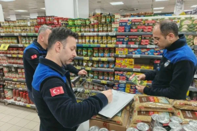 Gemlik'te marketlere zabıta denetimi