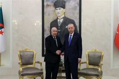 Cumhurbaşkanı Erdoğan, Cezayir Cumhurbaşkanı Tebbun’u karşıladı
